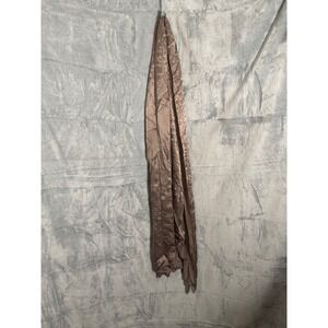 Nordstrom 100% Silk Crushed‎ crinkle Scarf Wrap Shawl Taupe Made in Italy
Long